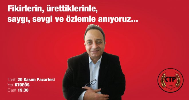 TANER AKCAN PAZARTESİ ANILACAK