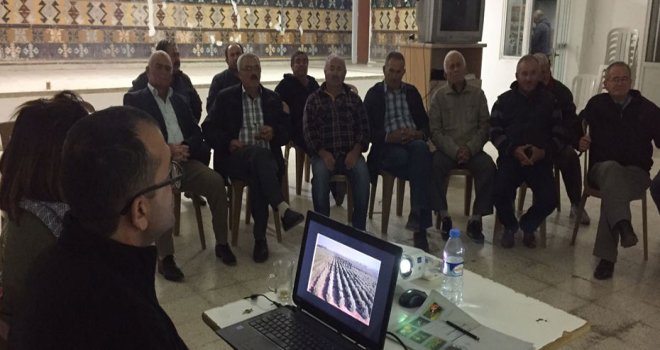 Tarım Dairesi eğitim çalışmalarını bu hafta Serdarlı’da sürdürdü