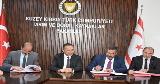 Tarım ve Doğal Kaynaklar Bakanlığı ile üç belediye arasında protokol imzalandı