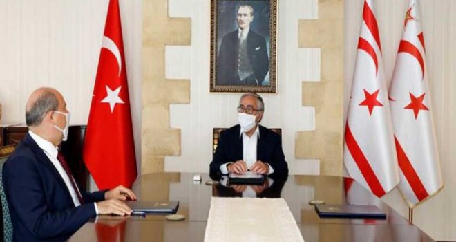 Tatar: Akıncı'nın açıklamaları siyasi etikle bağdaşmıyor...