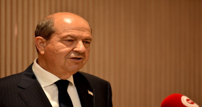 Tatar: "Kıbrıs Türk halkının egemenlik hakkını korumak için birlikte hareket etmeliyiz"