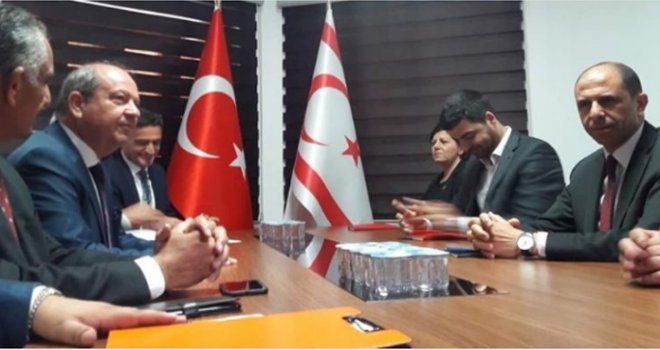 Tatar, Özersay ile biraraya geldi