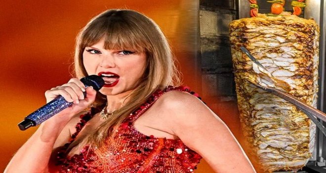 Taylor Swift tavuk dönere bayılıyor!
