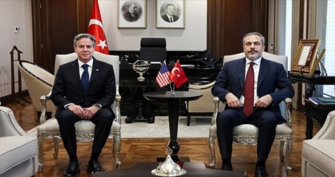 TC Dışişleri Bakanı Fidan, ABD Dışişleri Bakanı Blinken ile bir araya geldi