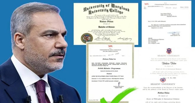 TC Dışişlerinden, Fidan'ın üniversite diplomasına ilişkin iddialara yalanlama