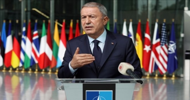 TC Milli Savunma Bakanı Akar: "Panagiotopoulos ile görüşmede diyaloğun artırılmasının önemine vurgu yaptım"