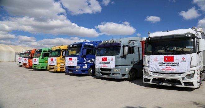 TC Vakıflar Genel Müdürlüğü’nden, KKTC ve 4 ülkeye 20 bin koli gıda yardımı