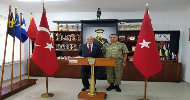 TÖRE, 14. ZIRHLI TUGAY KOMUTANI DİRİCAN’I ZİYARET ETTİ