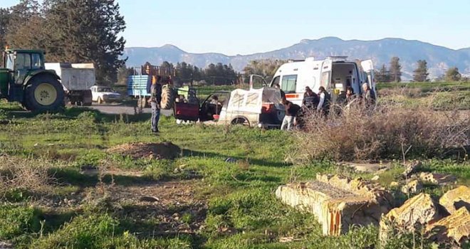 Trafik kazası meydana geldi...