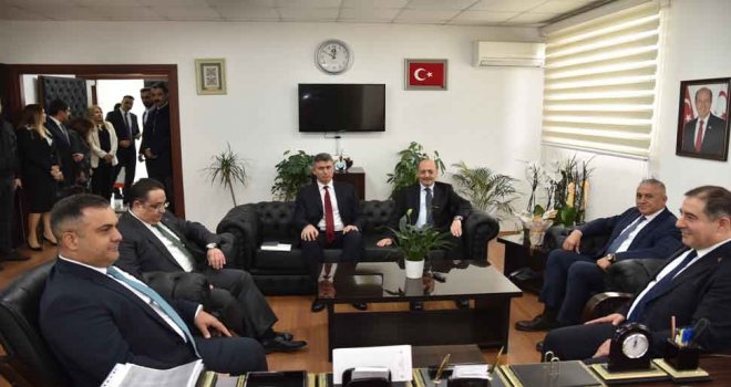 Türkiye Çalışma ve Güvenlik Bakanı Vedat Bilgin, Hasan Taçoy ile görüştü