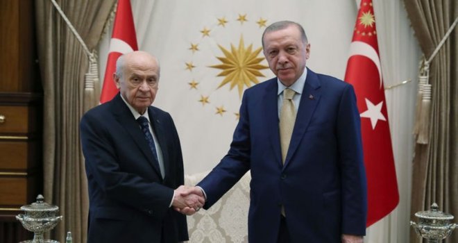 Türkiye Cumhurbaşkanı Erdoğan ile MHP lideri Bahçeli görüşecek