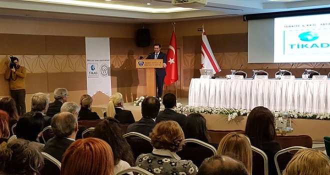TÜRKİYE VE KKTC YATIRIM VE İŞ BİRLİĞİ KONFERANSI” BAŞLADI