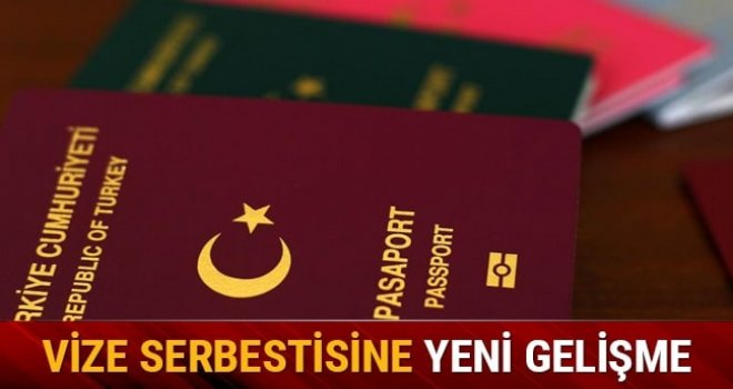 Türkiye vize serbestisine ilişkin belgeyi AB'ye verdi