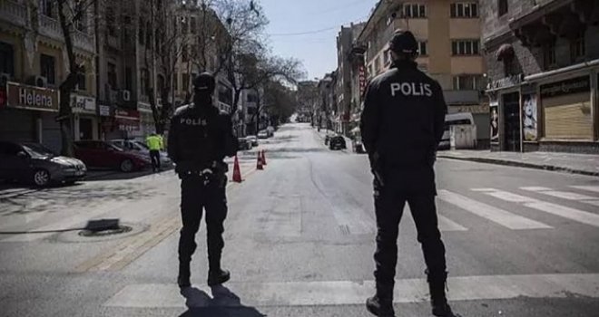 Türkiye’de 31 ildeki sokağa çıkma kısıtlaması başladı
