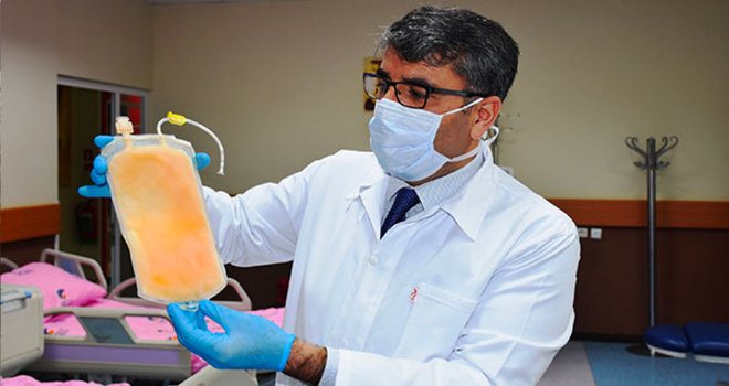 Türkiye'de ilk plazma tedavisi Malatya'da yapıldı