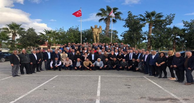 UBP GENEL BAŞKANI TATAR, İSKELE İLÇE BAŞKANLIĞI’NI ZİYARET ETTİ