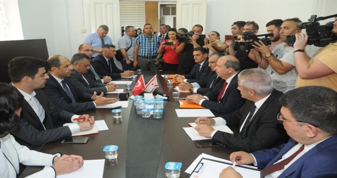 UBP VE HP HEYETLERİ UBP'DE BİR ARAYA GELDİ
