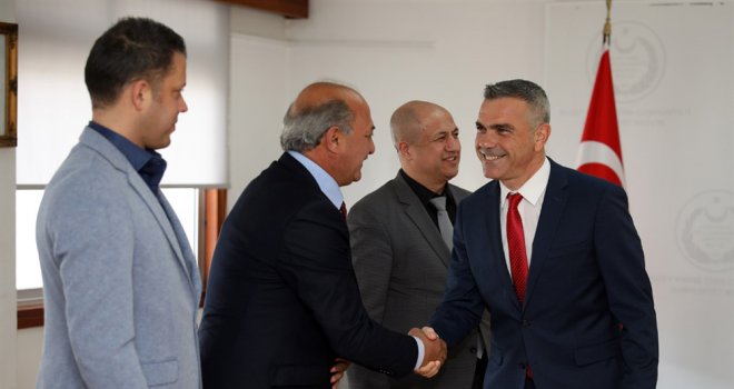 ULUÇAY, ESKİŞEHİR MUHTARLAR DERNEĞİ HEYETİNİ KABUL ETTİ