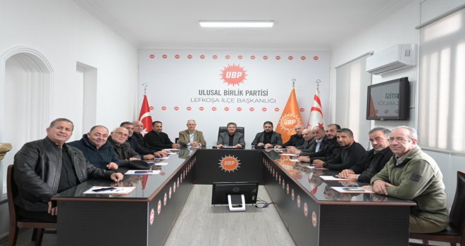 Üstel ve Savaşan Lefkoşa’nın örgüt başkanları ile bir araya geldi