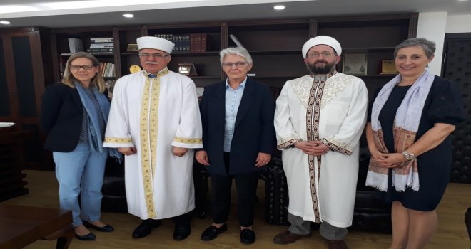 WAHLSTRÖM, OLSON VE WEIDERUD’DAN DİN İŞLERİ BAŞKANI ATALAY’A ZİYARET