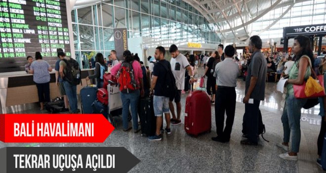 Yanardağın hareketliliği nedeniyle kapatılan havalimanı açıldı