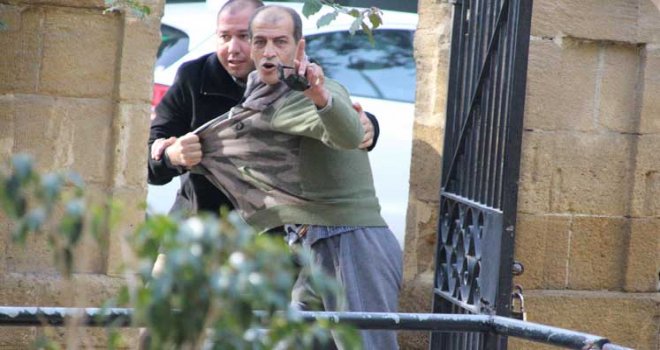 Yargıca tehditler savurdu yaka paça dışarı atıldı