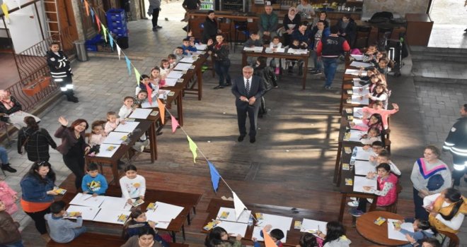 YARI YIL ŞENLİĞİ RESİM ATÖLYESİYLE BAŞLADI