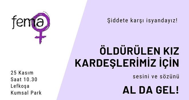 Yarın Lefkoşa'da yürüyüş ve eylem var