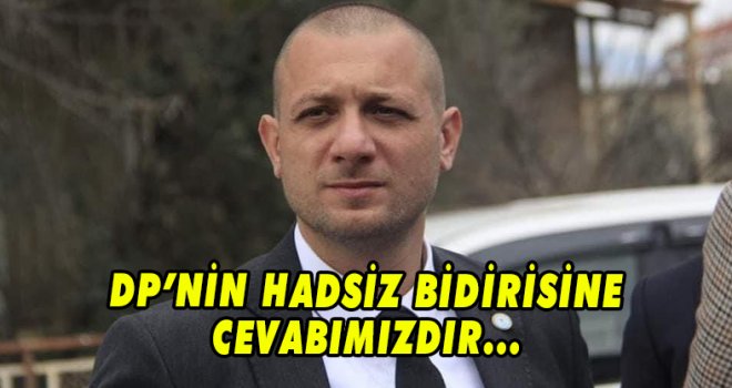 YDP’den Demokrat Parti’ye Sert Cevap
