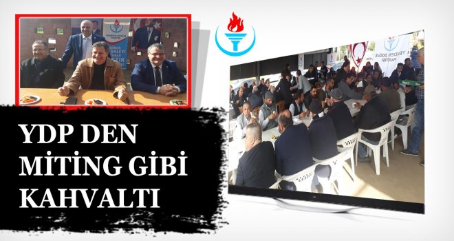 Yeniden Doğuş Partisi Gazimağusa Maraş'ta düzenlediği kahvaltı miting havasında geçti