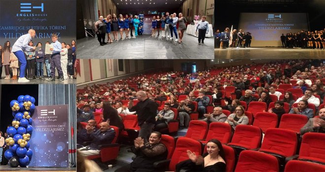 Yıldızların okulu Englishouse'dan muhteşem tören