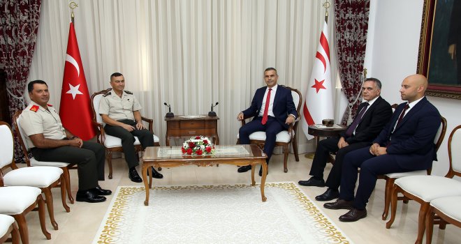 YILMAZ VE VOLKAN'DAN ULUÇAY'A VEDA ZİYARETİ