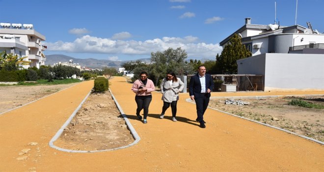 YÜRÜYÜŞ VE BİSİKLET YOLU PROJESİNİN İLK ETABINI TAMAMLADI