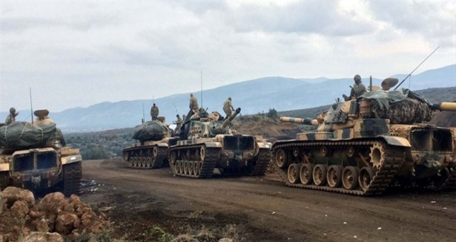 ZEYTİN DALI HAREKATI... AFRİN KIRSALINDAKİ TERÖR MEVZİLERİ VURULUYOR