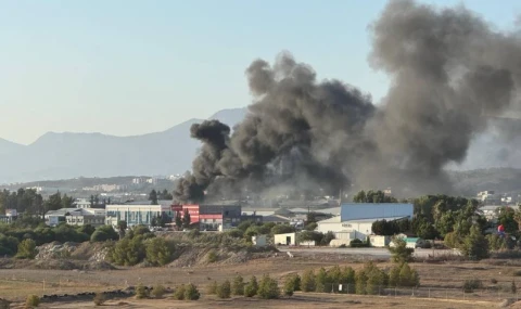 Haspolat ve Mallıdağ’da yangın!