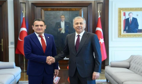 Oğuz, TC İçişleri Bakanı Yerlikaya ile güvenlik ve koordinasyon konularını ele aldı