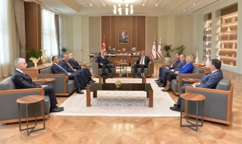 Erhürman, Akar başkanlığındaki TBMM Milli Savunma Komisyonu'nu kabul etti: Son gelişmeler ele alındı