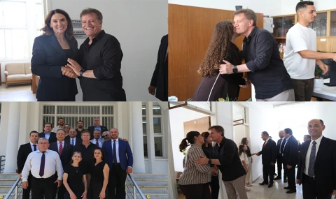 ARIKLI, BAKANLIK PERSONELİ İLE BAYRAMLAŞTI