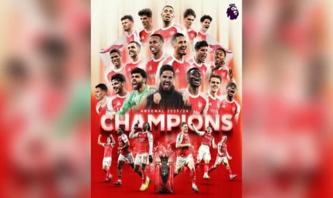 Arsenal, 22 yıl sonra Premier Lig şampiyonu oldu