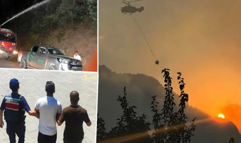 Şaka yapmak istedi, ormanı yaktı!