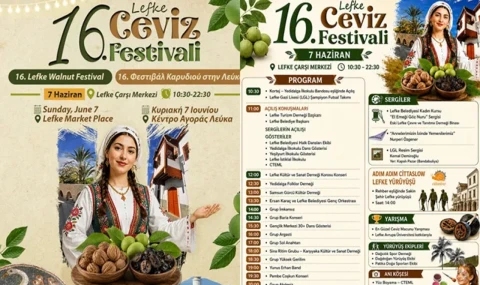 Lefke Ceviz Festivali, pazar günü yapılacak
