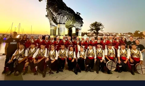 HASDER Yıldızlar Grubu, Uluslararası Troya Halk Dansları ve Müzik Festivali’ne katıldı