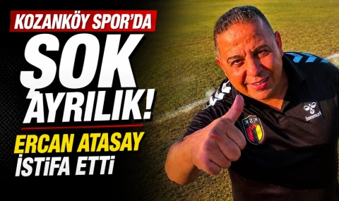 KOZANKÖY SPOR’DA YOL AYRIMI: ATASAY GÖREVİ BIRAKTI
