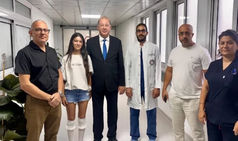 Lefkoşa Dr. Burhan Nalbantoğlu Hastanesi’nde doğumsal kalp hastalığı ameliyatında bir ilk