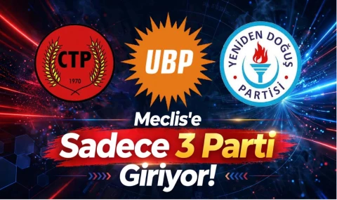 Meclis'e Sadece 3 Parti Giriyor!